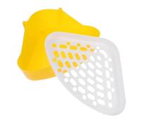 BUGUUYO Litière pour Petits Animaux Toilette Entraînement pour Hamsters Et Chinchillas Design Triangulaire Matériau Sûr Et Facile à Nettoyer Prévention des Éclaboussures Coin