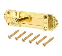 BUGUUYO Loquet à Glissière Vintage Alliage pour Porte Coulissante Verrouillage Sécurisé Installation Facile Résistance Accrue Adapté Portes Bois et Meubles