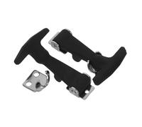 BUGUUYO Loquet à Poignée en T Flexible en Caoutchouc en Acier Inoxydable, 2pcs, pour Boîte de Remorque et Capot Isolant Bruit et Étanchéité Améliorée
