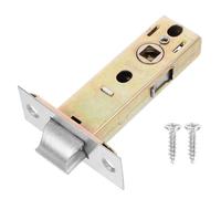 BUGUUYO Loquet Tubulaire Inox pour Poignées de Porte Intérieure Targette Réglable pour Porte Coulissante et Grange Construction Métallique et Installation Facile