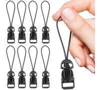 BUGUUYO Lot de 10 Boucles à Dégagement Rapide en Plastique pour Sangle d'Appareil Photo Adaptateurs Universels Compatibles Caméra Numérique Connecteurs Qd Pratiques pour Usage Photo