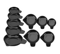 BUGUUYO Lot de 10 Plateaux de Pesée en Plastique Blanc pour Balance Électronique, Bec Verseur Étroit, Adaptés au Pesage de Poudre et Bijoux, Plateau de Pesée Numérique pour Usage