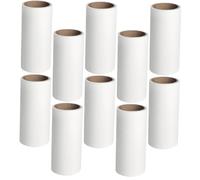BUGUUYO Lot de 10 Recharges De Rouleau Anti-Peluches pour Maison Voiture Brosse Portable pour Poils Danimaux Tapis Chien Chat