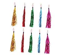 BUGUUYO Lot de 10 Têtes de Rechange pour Baguette à Chat avec Clochette Jouets Interactifs en Papier pour Accessoires Solide et Amusants Renforcez Lien avec Votre Animal
