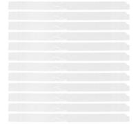 BUGUUYO Lot de 100 Pochettes Longues en Plastique (7,1 Cm X 110 Cm) pour Ranger Vos Ceintures Et Accessoires de Voyage Ou de Rangement dans Un Placard. Pochettes de Protection Transparentes.