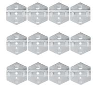 BUGUUYO Lot de 12 Crochets de Garage Robustes en Acier 5 CM Porte-Outils Double et Simple Extrémité Fixation sur Plaque Perforée pour Rangement et Organisation D’Atelier et Garage
