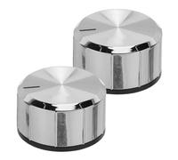 BUGUUYO Lot de 2 boutons de minuterie de rechange pour friteuse à air chaud, diamètre du trou : 6 mm - Bouton de minuterie de contrôle pour four, micro-ondes et autocuiseur