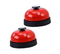 BUGUUYO Lot de 2 Cloches de Dressage pour Chiens et en Plastique Forte Outil de Communication pour Animaux pour L'Apprentissage Propreté