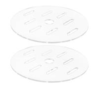BUGUUYO Lot De 2 Couvercles en Acrylique Transparents pour Aquarium Bocal À Poissons Table Anti-Fuite