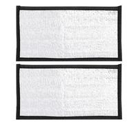 BUGUUYO Lot de 2 Tapis Chauffants pour Reptiles 68X30 CM Film Isolant Réfléchissant Étanche Tapis Chauffant USB Portable pour Terrarium Serpents Lézards et Tortues Chauffage Constant