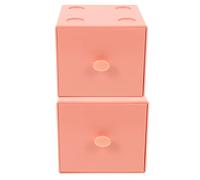 BUGUUYO Lot De 2 Tiroirs De Rangement pour Maquillage Organiseur De Bureau Petit Tiroir Conteneur De Papeterie Unités De Tiroirs De Bureau Boîte À Bijoux Tendance