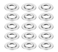 BUGUUYO Lot de 20 Couvercles Décoratifs Double Disque pour Gicleurs D'incendie 6 Points en Acier Inoxydable, Plaques de Recouvrement Extensibles pour Plafond, Adaptés à Usage Résidentiel