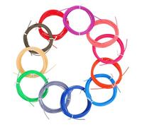 BUGUUYO Lot de 20 Recharges de Filament Pcl 175 MM pour Stylo 3D Consommables Respectueux de et Non Toxiques Filaments Colorés pour Impression 3D Compatibles Garçon et Filles et