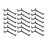 BUGUUYO Lot de 25 Outils de Modélisation de Branches pour Arbres Fruitiers en PE Noir, Pince à Branches Solide pour Jardin Extérieur, Évite Enchevêtrements