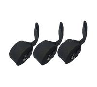 BUGUUYO Lot de 3 Ancrages de Porte Robustes Noirs pour Élastiques de Fitness Fixation Sécurisée pour Bandes de Résistance Entraînement à Domicile Déplacement