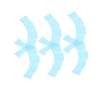 BUGUUYO Lot de 3 Paires de de Natation en Silicone Souple Bleu Lac Taille M Moufles Palmés pour Entraînement Natation Renforcement Musculaire Bras Adaptés Plongée et Nage