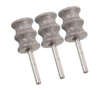 BUGUUYO Lot De 3 Têtes De Polissage pour Ongles d'animaux Soins des Ongles Toilettage des Pattes De Chien Embout pour Meuleuse À Griffes De Chien Pièces De Rechange pour Meuleuse