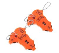 BUGUUYO Lot de 4 Compteurs de Score de Golf Miniatures Orange avec Chiffres Noirs, Compacts et Portables, Compteur Manuel sans Piles pour Suivi Précis des Coups en Compétition