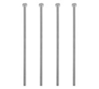 BUGUUYO Lot de 4 Vis Filetées M6x150 Mm pour Rehausseur de Potence de Vélo, Boulons de Remplacement pour Rallonge de Guidon VTT, Vis de Fixation Précises pour Réglage à Suspendre
