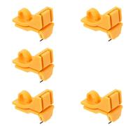 BUGUUYO Lot de 5 Boucles de Sécurité Orange pour Consignation Disjoncteur, Dispositif de Verrouillage Manuel Facile à Installer en PC pour Isolation Énergétique à Domicile Extérieur