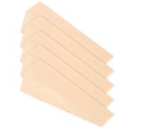 BUGUUYO Lot de 5 Cales de Meubles en Bois Chocolat, Niveleurs de Pieds de Chaise pour Stabilisation, Outil de Nivellement Polyvalent, Entretoises Adaptées pour Tables et Sols Irréguliers,