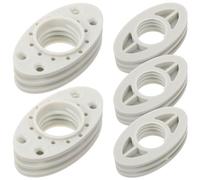 BUGUUYO Lot de 5 Embouts de Remplissage Universels en Plastique Gris pour Bouillotte Bec Verseur Étanche Réutilisable Petit Accessoire Pratique pour Remplissage Facile D’Eau Chaude