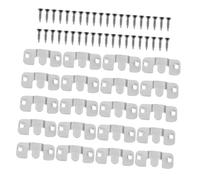 BUGUUYO Lot de 50 Boucles De Fixation pour Meubles Connecteurs Dissimulés pour Canapés Connecteurs Sectionnels Clips Métalliques pour Canapés Dissimulés pour Meubles