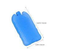 BUGUUYO Lot de 6 Blocs Réfrigérants Portables pour Ventilateur de Climatisation Glace Réutilisable Moyenne Taille à Remplir Compatibles Refroidisseur d'air Glacière Domestique Usage