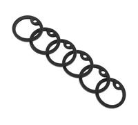 BUGUUYO Lot De 6 Manchons Silencieux en Silicone pour Étiquettes Danimaux De Compagnie Anti-Bruit