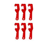 BUGUUYO Lot de 6 Ouvre-seaux en Plastique Universels, Clé à Molette Crochet, Poignée Longue pour Ouverture Facile de Couvercles de Peinture, Pots et Seaux Industriels, Couleur Aléatoire