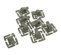 BUGUUYO Lot De 8 Clips De Fixation pour À Dos Compatibles avec Les Valves De Poche À Eau Les Porte-Bouteilles Les Sangles De Suspension Et Les Cordons pour Gourde Vert