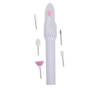 BUGUUYO Machine à Ongle Électrique Portable de Stylo, Outil de Manucure Électrique Silencieux en Plastique et Métal, Set de Manucure sans Batterie pour Femmes