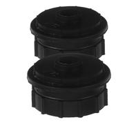 BUGUUYO Manchon de palier pour unité intérieure de climatisation, roulement de tambour de ventilateur, anneau en caoutchouc noir, 2 pièces, réduction du bruit, usage intérieur