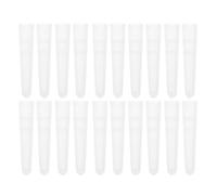 BUGUUYO Manchons de Protection Transparents pour Pointes de Pinces à Épiler en Plastique Robuste, Lot de 100, Étuis Protecteurs Anti-coupure et Anti-chute, Accessoires pour Greffe de Cils