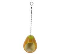 BUGUUYO Mangeoire à Oiseaux Suspendue Forme Poire pour Extérieur Capacité pour Fruits et Cacahuètes Installation Facile pour Balcon et Terrasse