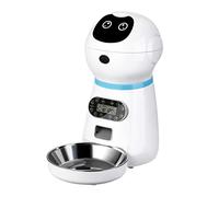 BUGUUYO Mangeoire pour Animaux De Compagnie 3 5 L Mangeoire Automatique pour Chats Bol De Stockage De Nourriture Intelligent Conception Détachable Détection Aucune Nourriture Coincée