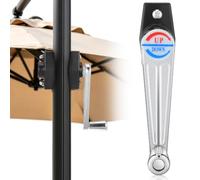 BUGUUYO Manivelle de Parasol d'extérieur en Fer pour Parasol de Jardin, Accessoire Universel avec Fonctionnement sans Effort, Compatible pour terrasse et Balcon