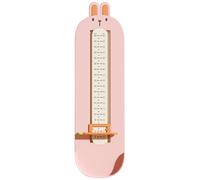 BUGUUYO Mesureur de Pieds pour Mesurer la Longueur Pied pour Garçon et Filles en Plastique Abs Rose, Outil Précis pour Acheter des Chaussures en Ligne Magasin