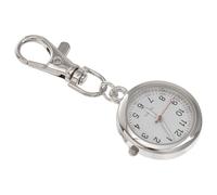 BUGUUYO Montre Gousset Infirmière en Acier Inoxydable Argenté, Accessoire Infirmier Pratique et Élégant pour Surveillance Infirmière en Milieu Hospitalier Couleur Couleur Aléatoire
