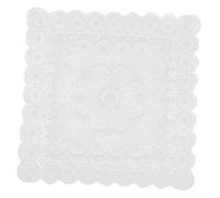 BUGUUYO Nappe Élégante En Dentelle Carrée 90 X 90 Cm Pour Machine À Four À - Petite Nappe En Dentelle Blanche Pour Appareil Électroménager
