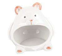 BUGUUYO Nid De Hamster en Céramique en Forme De Dessin Animé Maison Rafraîchissante pour Hamster Cachette Décorative pour Petit Animal De Compagnie