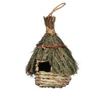BUGUUYO Nid Oiseau Tressé Herbe De Mer pour Balcon Décoration De Jardin Abri pour Oiseaux Maison Oiseau Extérieur