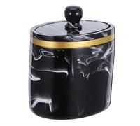 BUGUUYO Organisateur De Coton Tige avec Couvercle Boîte De Rangement pour Salle De Bain Dresser Et Bureau Accessoire Pratique