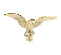 BUGUUYO Ornement de Mât de Drapeau Aigle Décoratif Extérieur Tête de Mât Robuste Plastique Remplacement Facile pour Décoration de Drapeau de Jardin et Réunion