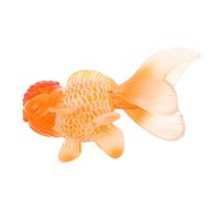 BUGUUYO Ornement Poisson Rouge Artificiel Réaliste pour Aquarium Miniature Flottant Éducatif pour Garçon Fille Décoration Déco Aquarium Ludique pour Bain