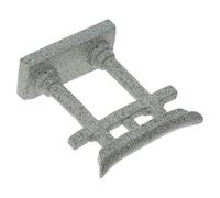 BUGUUYO Ornement Porte Torii Japonerie en Résine Petite Taille pour Décoration Aquarium, Sanctuaire Miniature Shinto, Accessoire Décoratif Asiatique de Bonsaï de Table