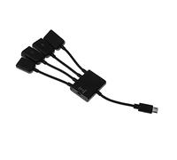 BUGUUYO OTG Micro USB Hub Multi-Port Adaptateur Extension pour Smartphone Et Tablette Connectez Jusqu à Périphériques USB Simultanément avec De Recharge