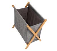 BUGUUYO Panier à Linge Pliable Pour Vêtements Organisateur Pratique Pour Salle De Bain Chambre Et Plus Pour Jouets Et Couleur Grise Petite