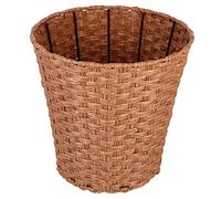 BUGUUYO Panier De Rangement Rotin Imitation Panier Tissé Pour Vêtements Et Déchets Pour Maison Salle De Bain Couleur Marron Design Pratique Et Volume De Stockage