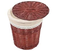 BUGUUYO Panier De Rangement Tissé Panier Dorganisation Pour Le Linge Les Articles Divers Épicerie Conteneur De Rangement Décoratif Pour La Maison Facile À Transporter